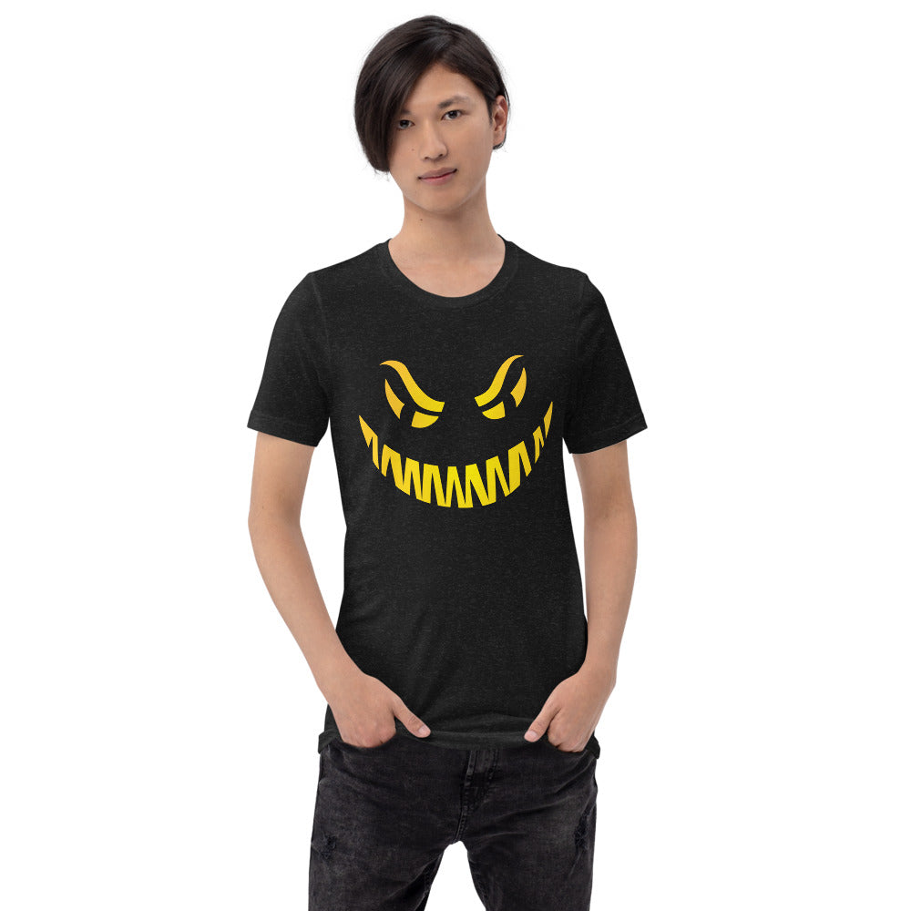 Spooky Pumpkin Face Unisex t-shirt - Adult Size