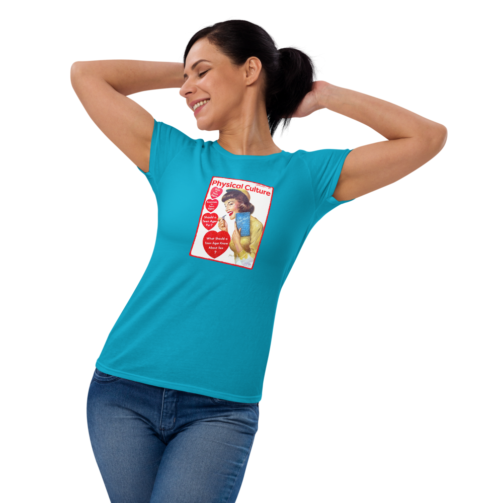 Physical Culture Vintage T-shirt design - Women's short sleeve t-shirt