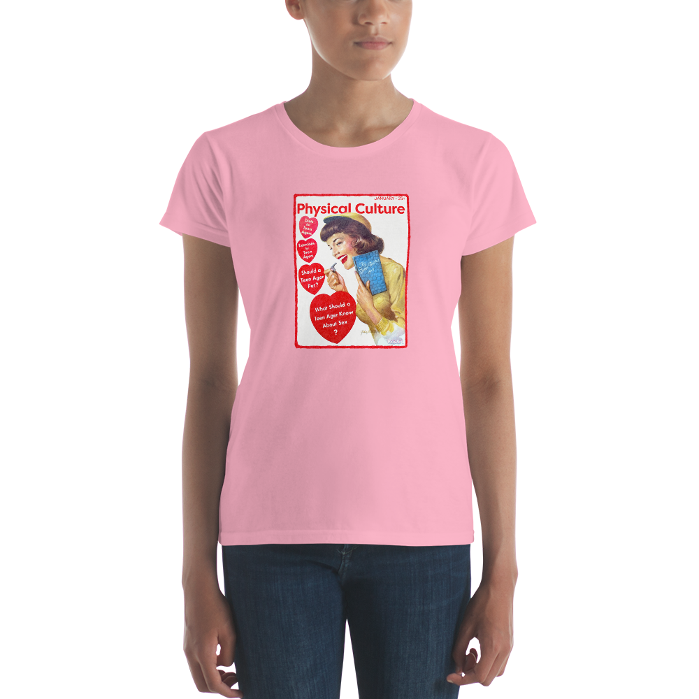 Physical Culture Vintage T-shirt design - Women's short sleeve t-shirt