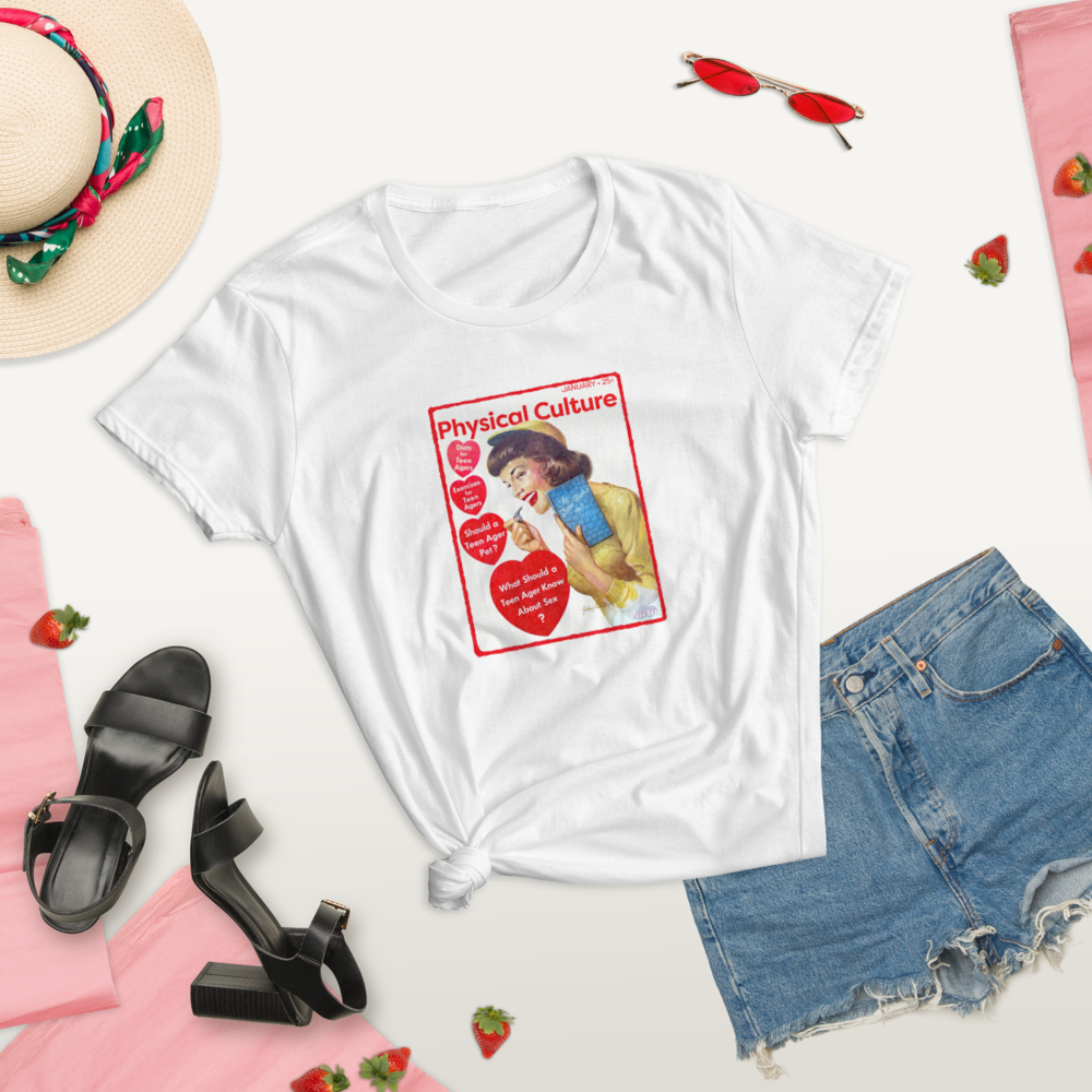 Physical Culture Vintage T-shirt design - Women's short sleeve t-shirt