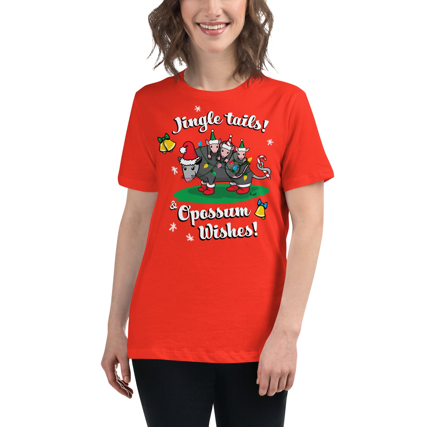 Jingle Possum - Women's Relaxed T-Shirt