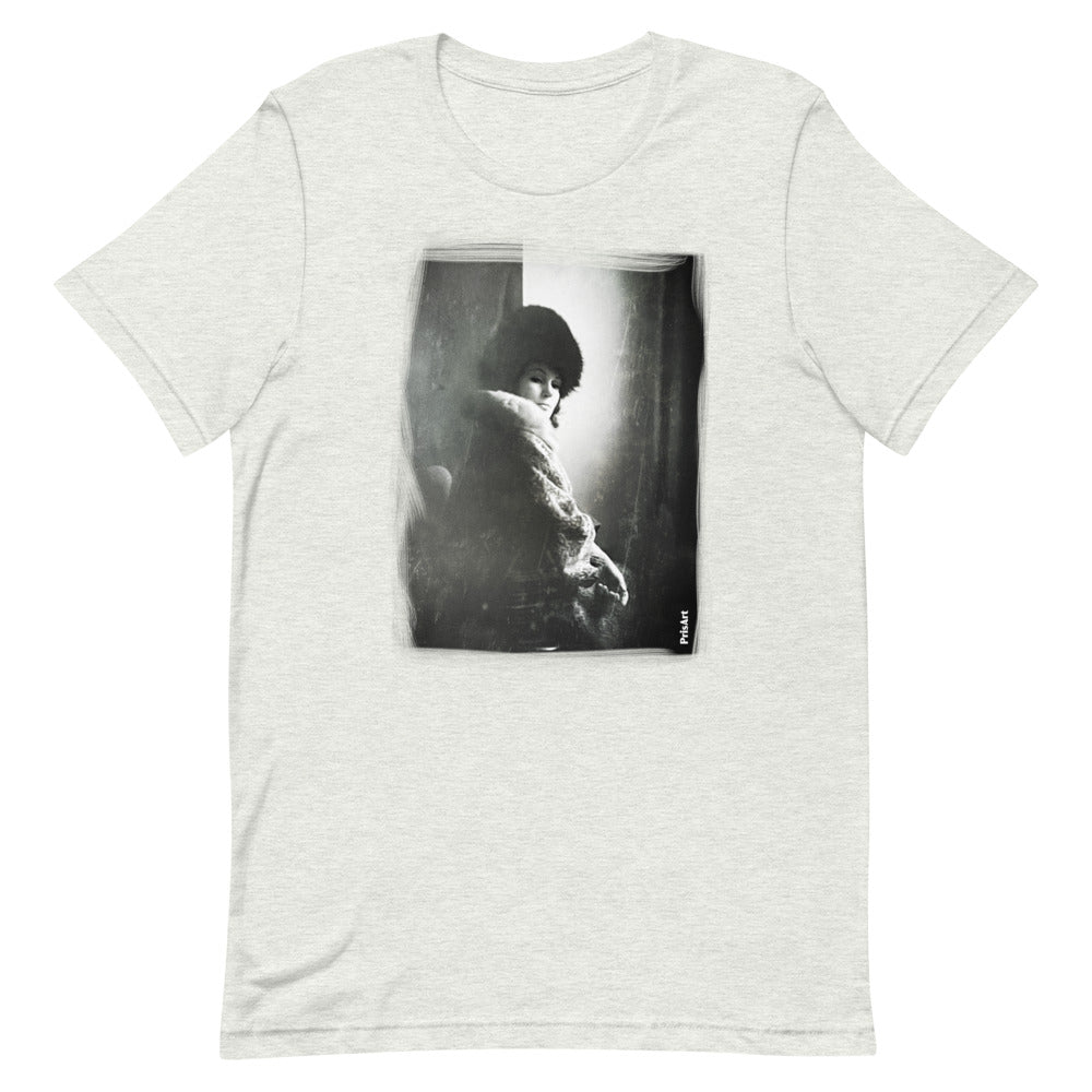 Mysterious Woman Vintage Photo - Short-Sleeve Unisex T-Shirt