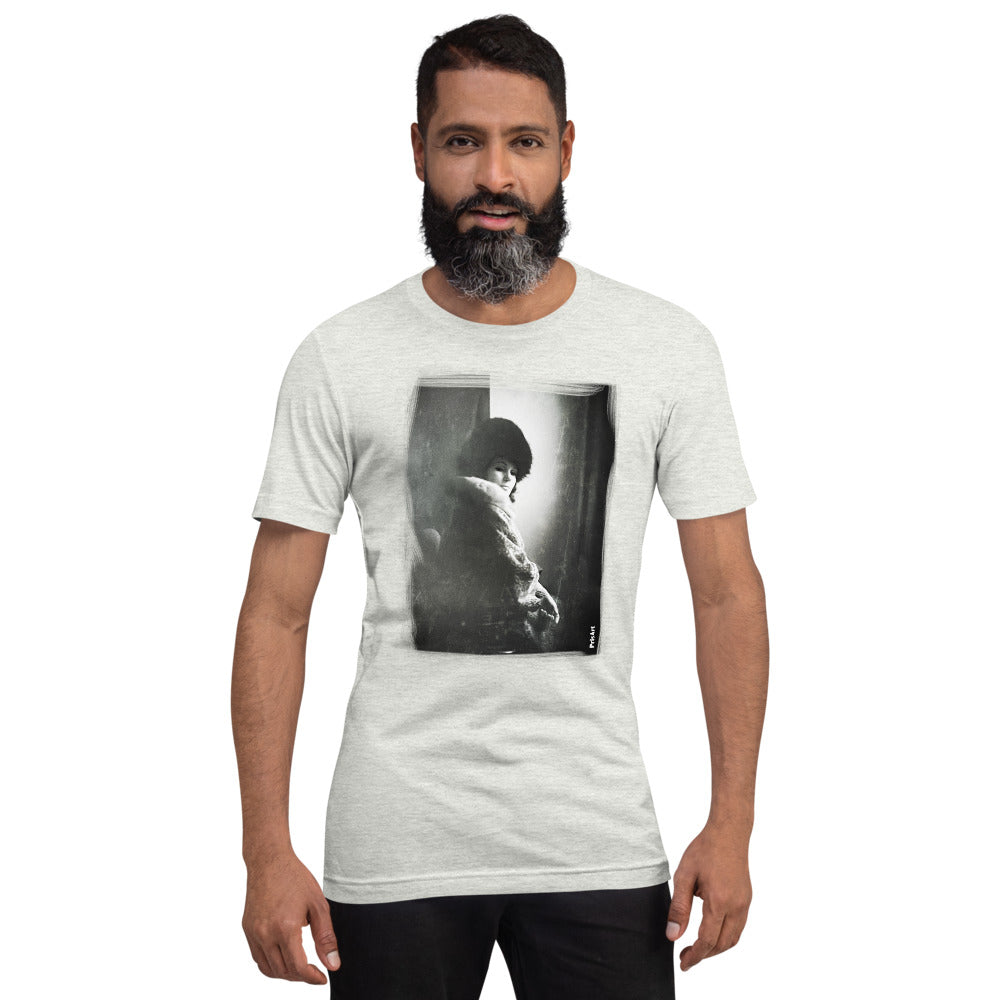 Mysterious Woman Vintage Photo - Short-Sleeve Unisex T-Shirt