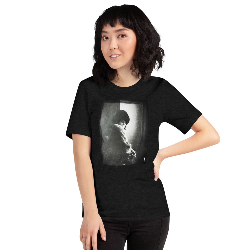 Mysterious Woman Vintage Photo - Short-Sleeve Unisex T-Shirt