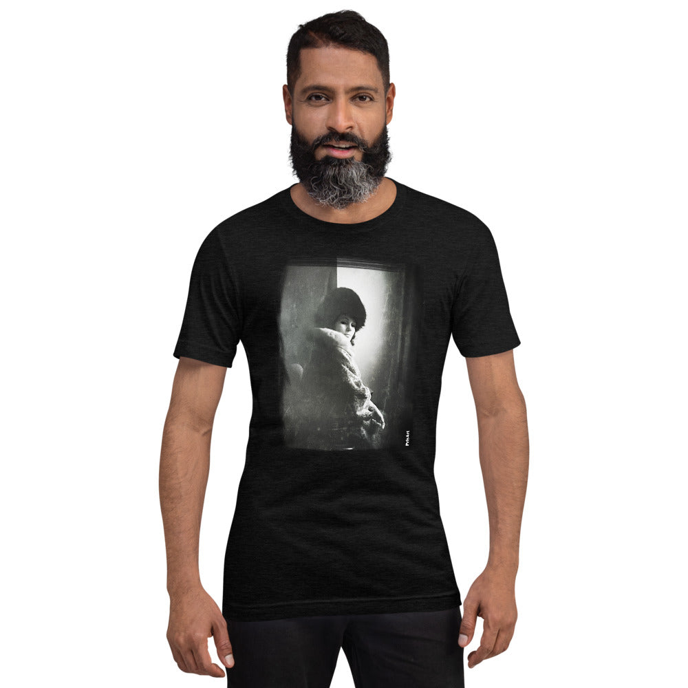 Mysterious Woman Vintage Photo - Short-Sleeve Unisex T-Shirt