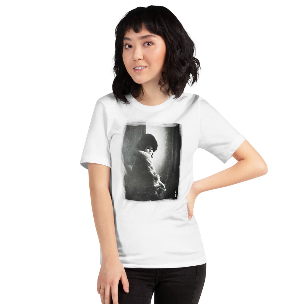 Mysterious Woman Vintage Photo - Short-Sleeve Unisex T-Shirt