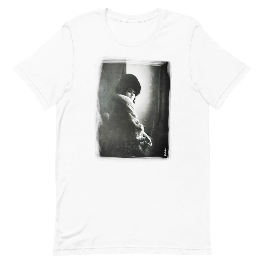 Mysterious Woman Vintage Photo - Short-Sleeve Unisex T-Shirt