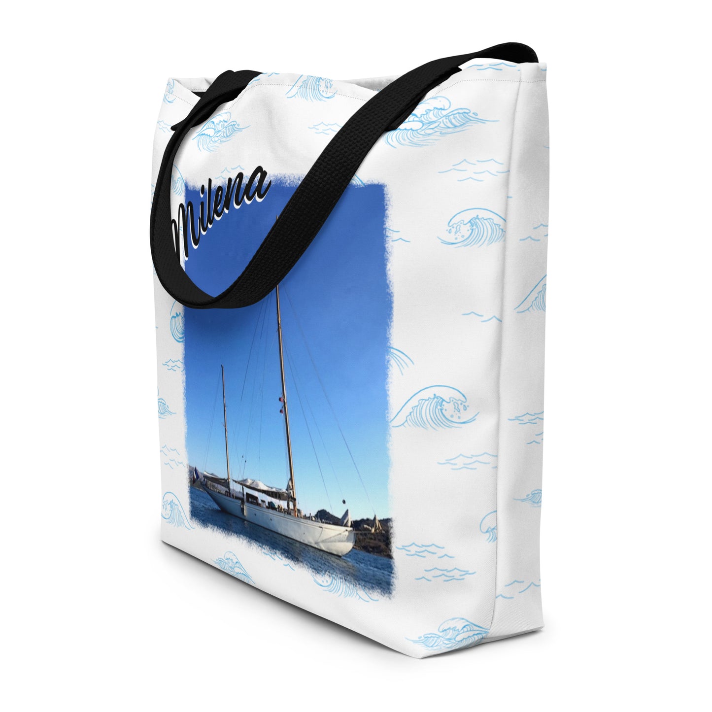 Milena - All-Over Print Large Tote Bag