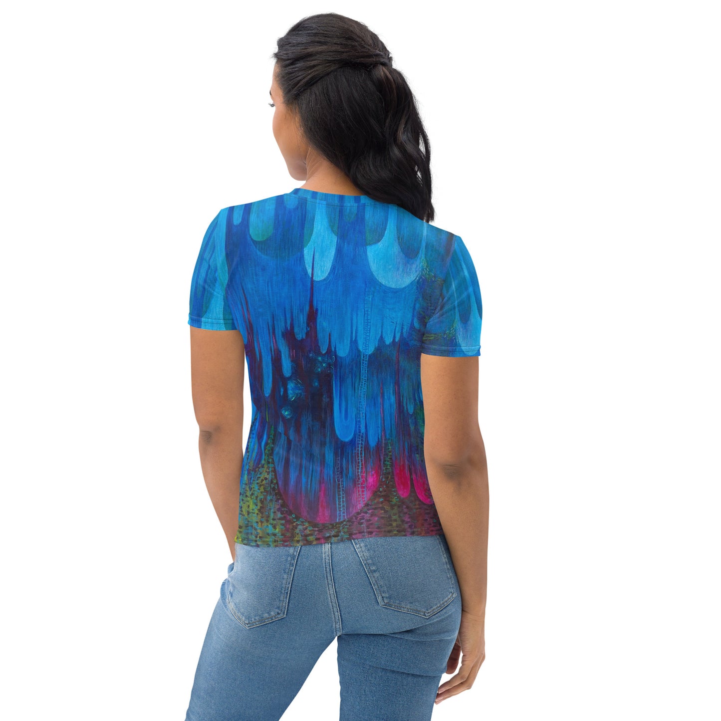 Blue Surreal Worlds - Women's T-shirt