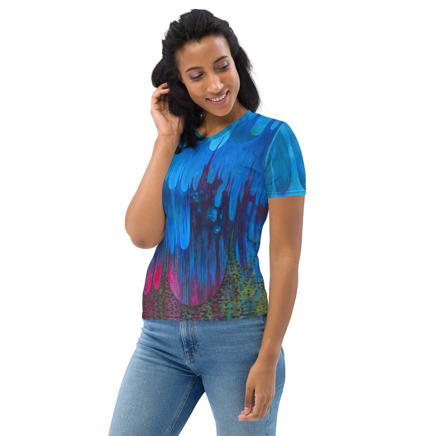 Blue Surreal Worlds - Women's T-shirt