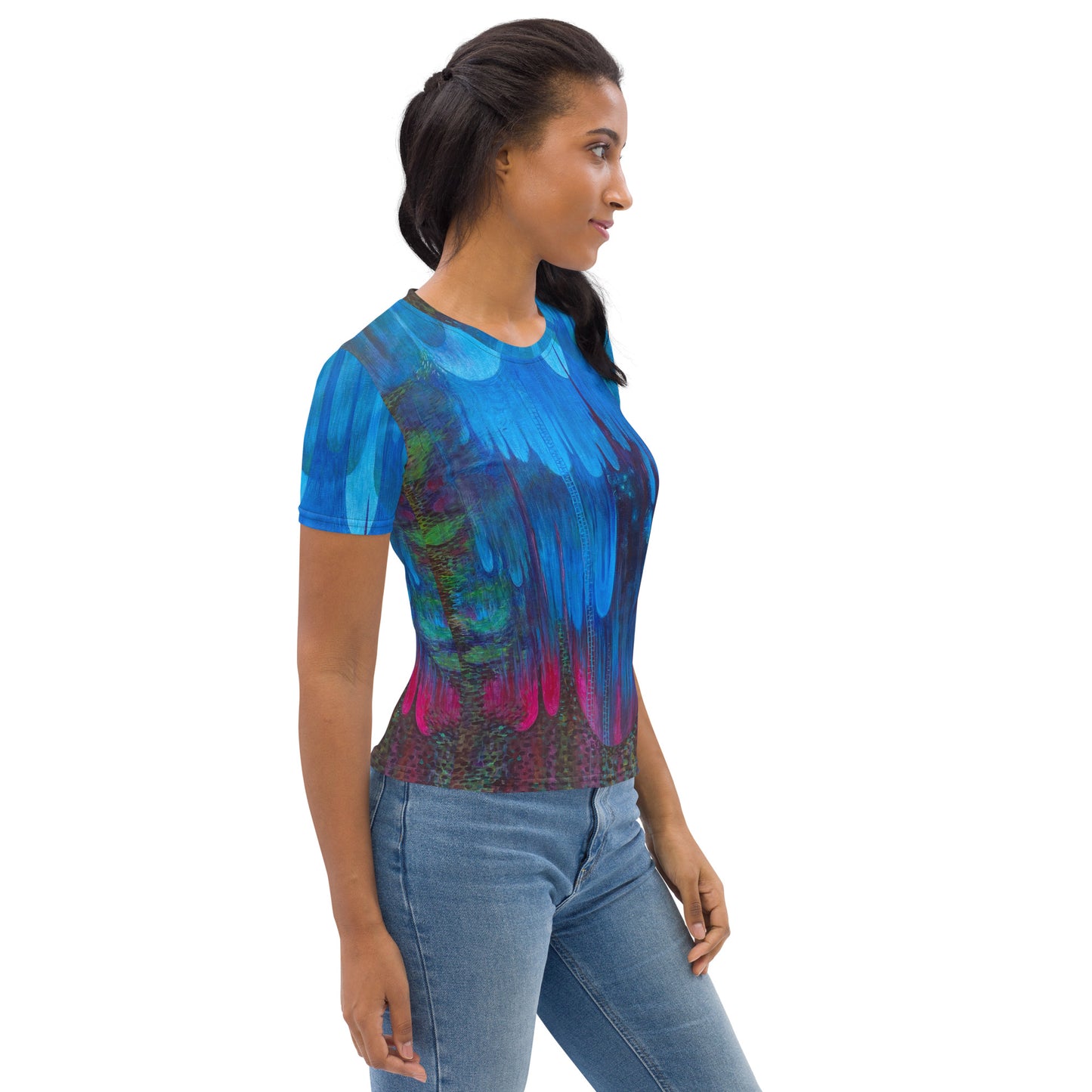 Blue Surreal Worlds - Women's T-shirt