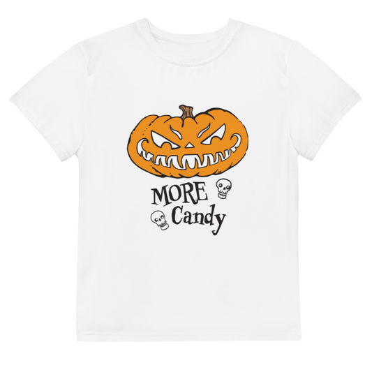 More Candy Hungry Pumpkin - Youth crew neck t-shirt