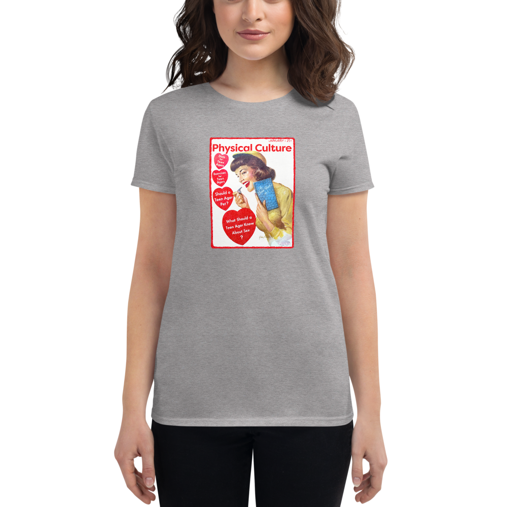 Physical Culture Vintage T-shirt design - Women's short sleeve t-shirt