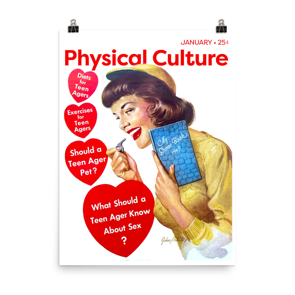 Physical Culture Magazine Cover - Poster