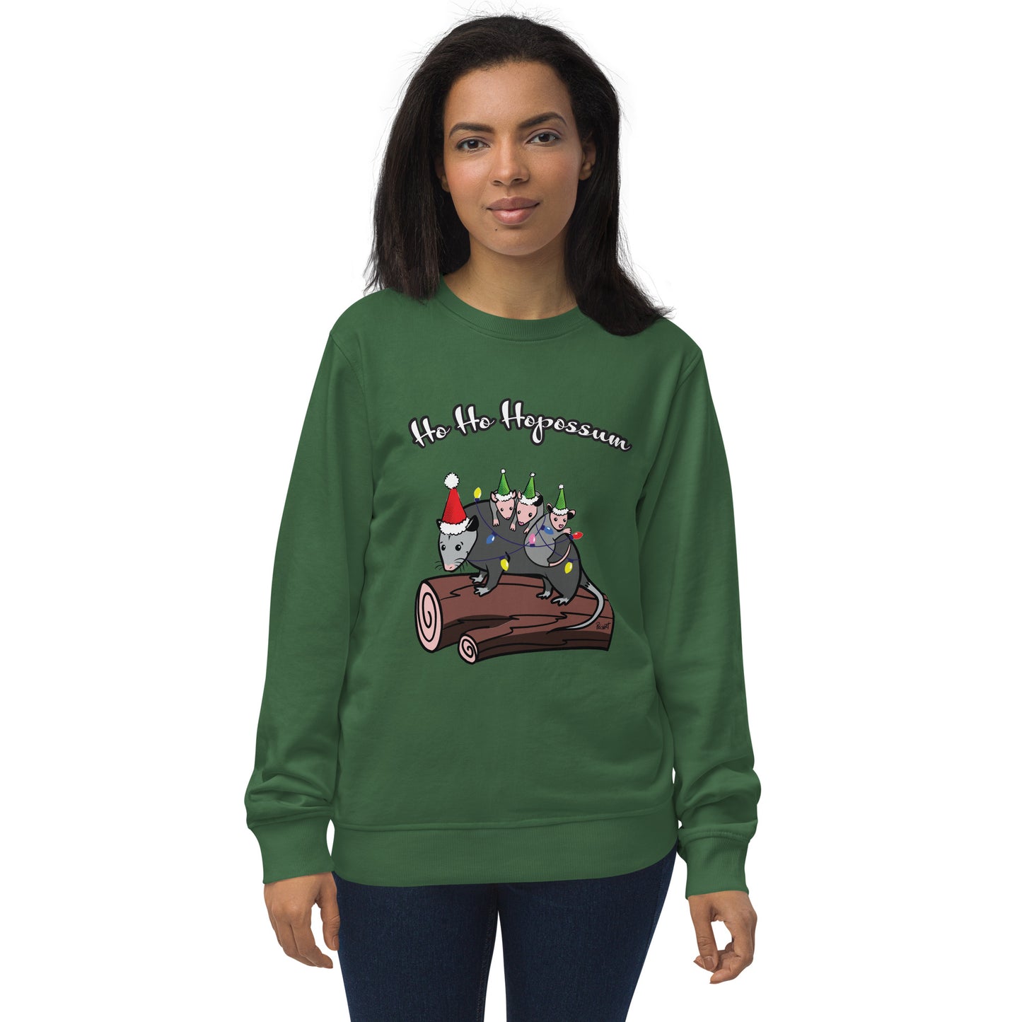 Ho Ho Hopossum - Unisex organic sweatshirt