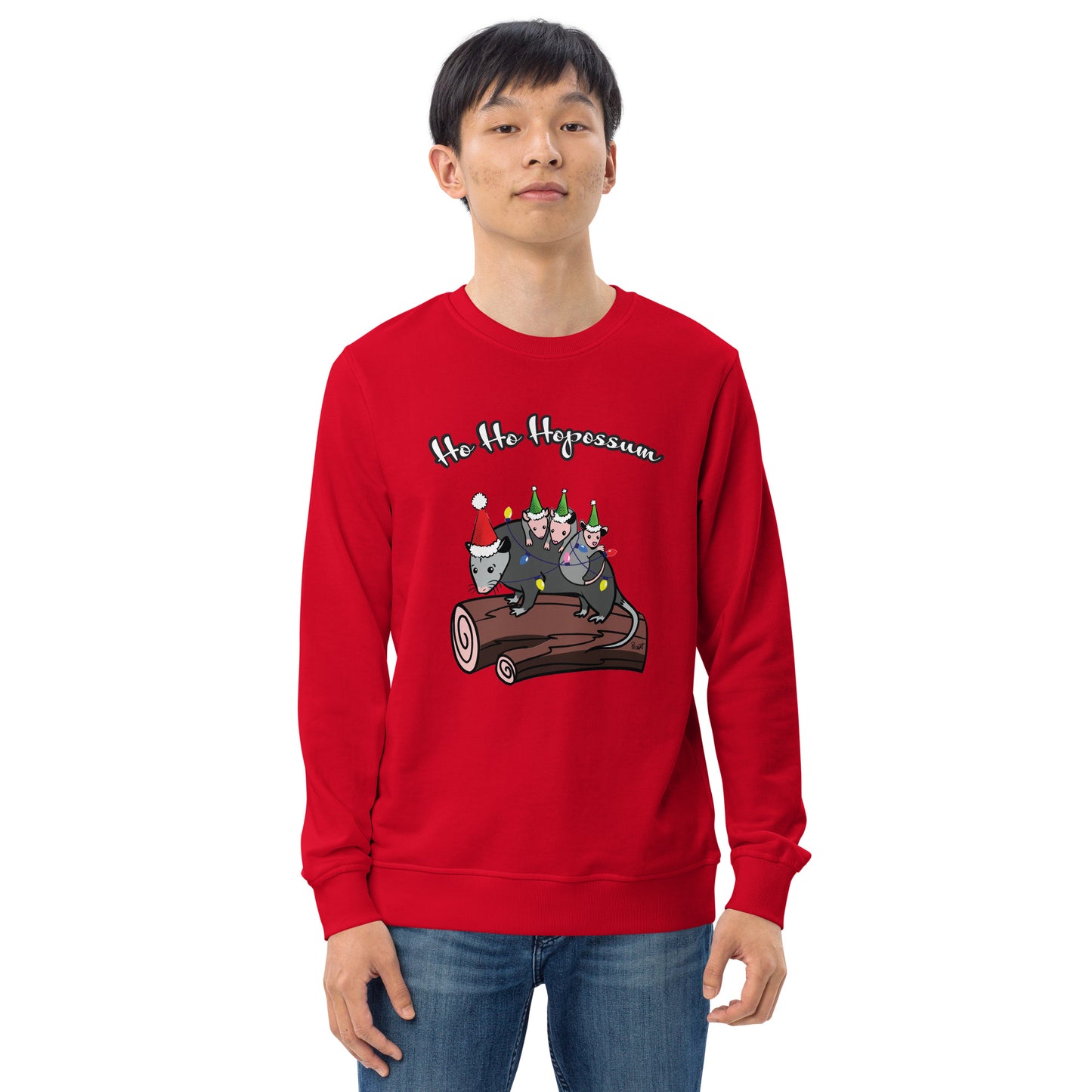 Ho Ho Hopossum - Unisex organic sweatshirt