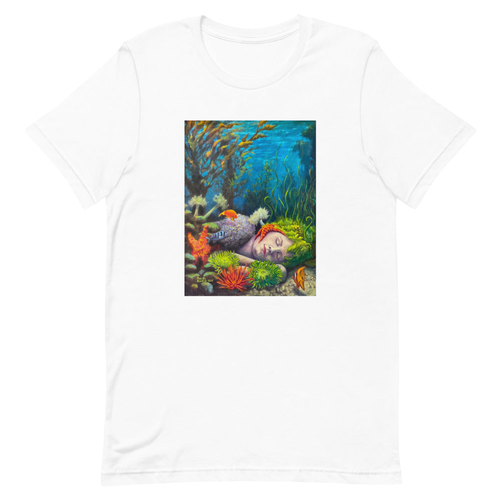 Amphitrite Sleeps design - Short-Sleeve Unisex T-Shirt