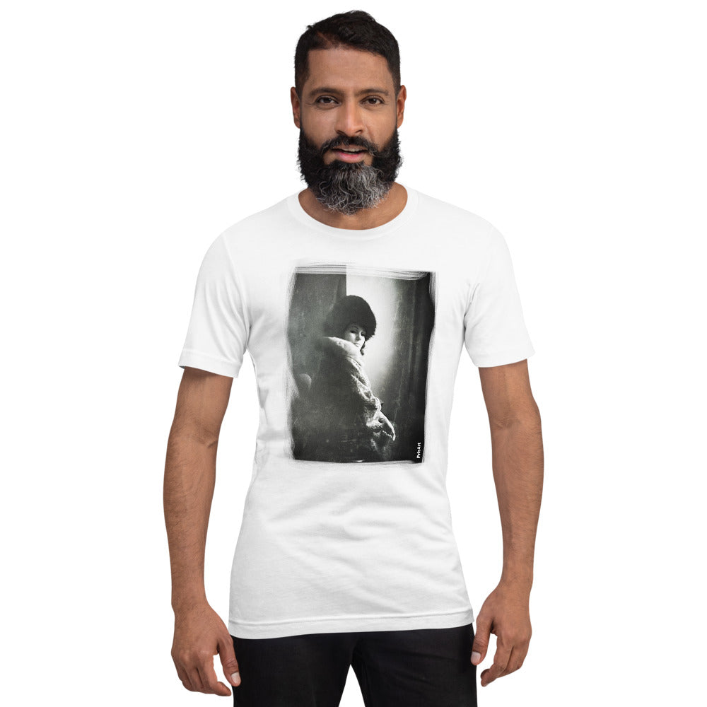 Mysterious Woman Vintage Photo - Short-Sleeve Unisex T-Shirt